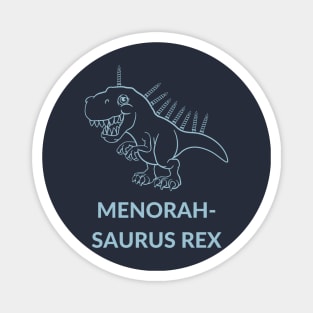 Menorah-Saurus Rex-D Magnet